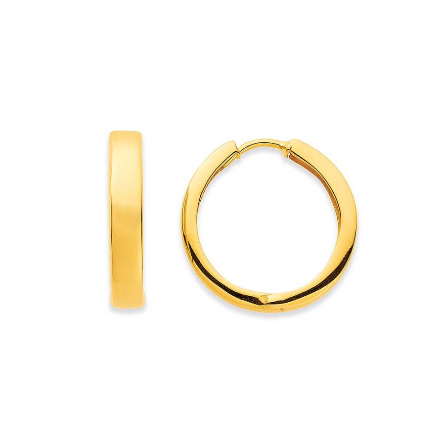 Earrings Pascoes | 9Ct 18Mm Hollow Hoops