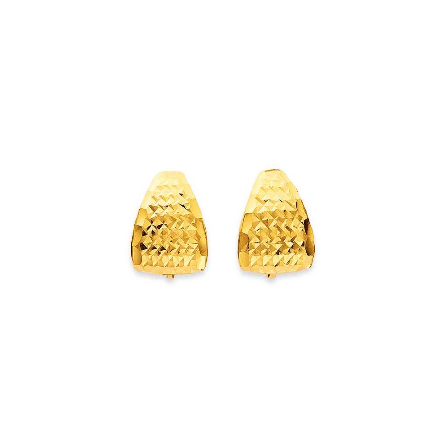 Earrings Pascoes | 9Ct Diamond Cut Hoops