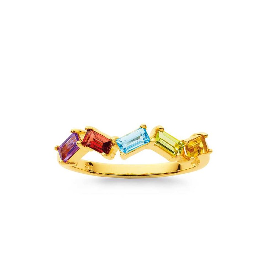 Rings Pascoes | 9Ct Multi Gemstone Ring