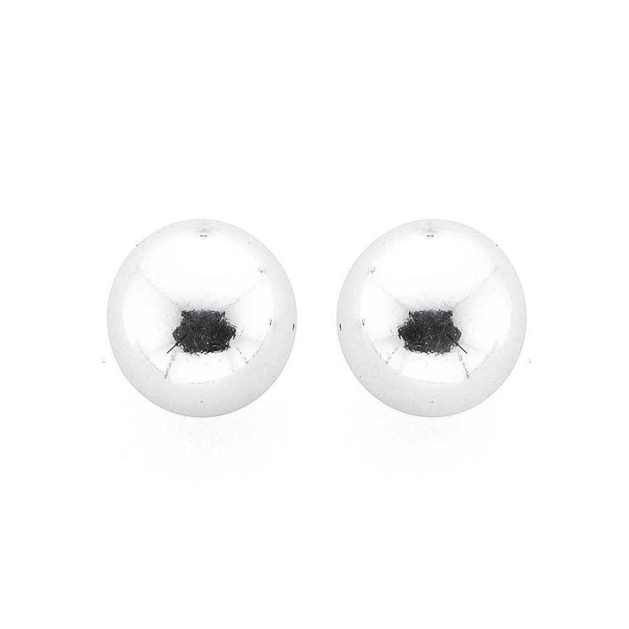 Earrings Pascoes | Sterling Silver 10Mm Ball Studs