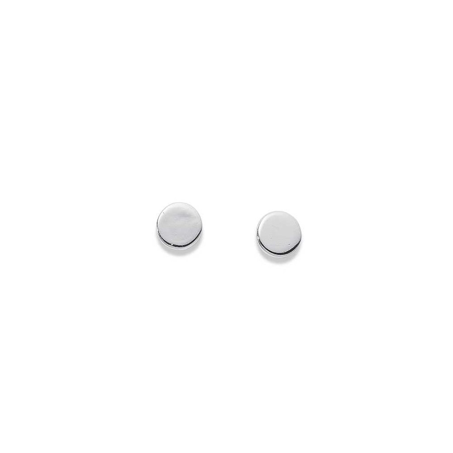 Earrings Pascoes | Sterling Silver Disc Studs