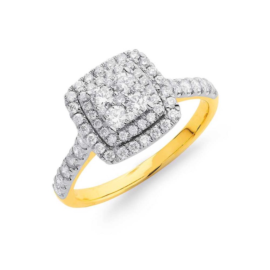 Rings Pascoes | 9Ct Gold Diamond Ring