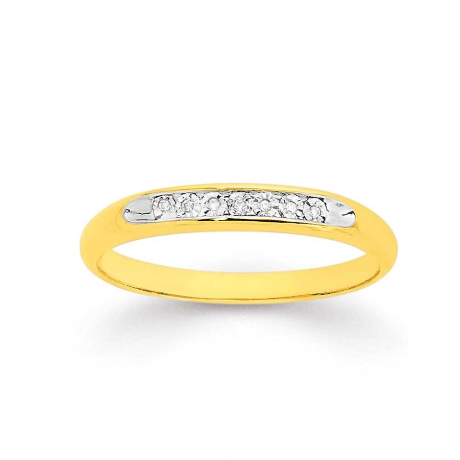 Rings Pascoes | 9Ct, Diamond Set Ring