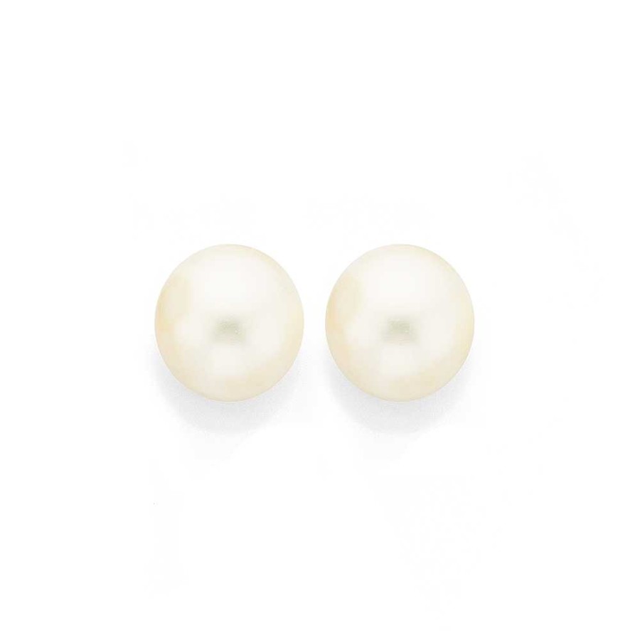 Earrings Pascoes | 9Ct 10-10.5Mm Cultured Fresh Water Pearl Stud Earrings