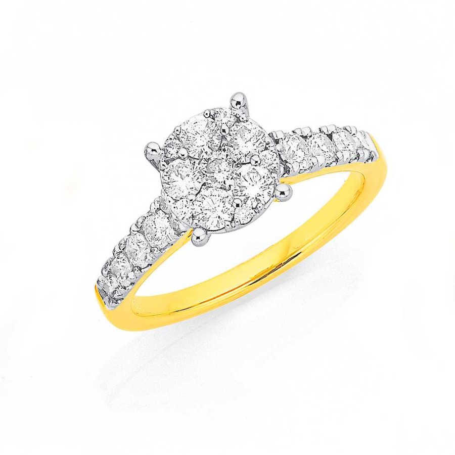 Rings Pascoes | 9Ct, Diamond Ring Tdw=1Ct