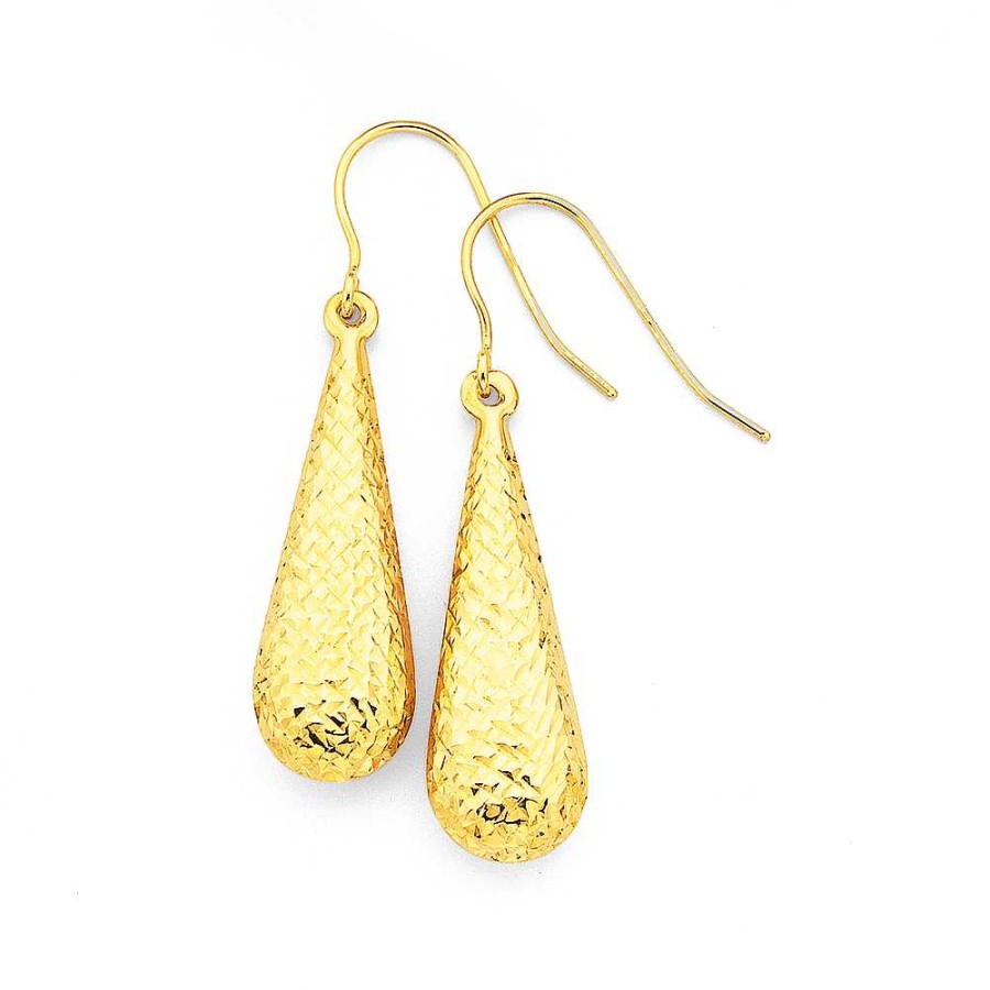 Earrings Pascoes | 9Ct Teardrop Earringss