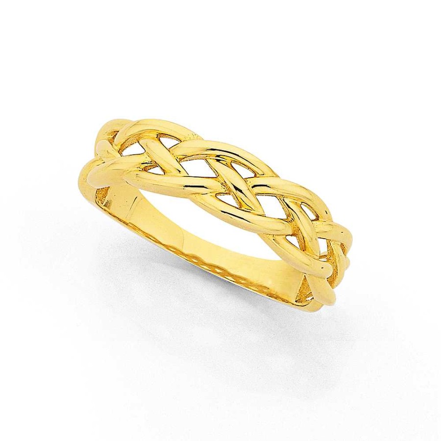 Rings Pascoes | 9Ct Braided Ring