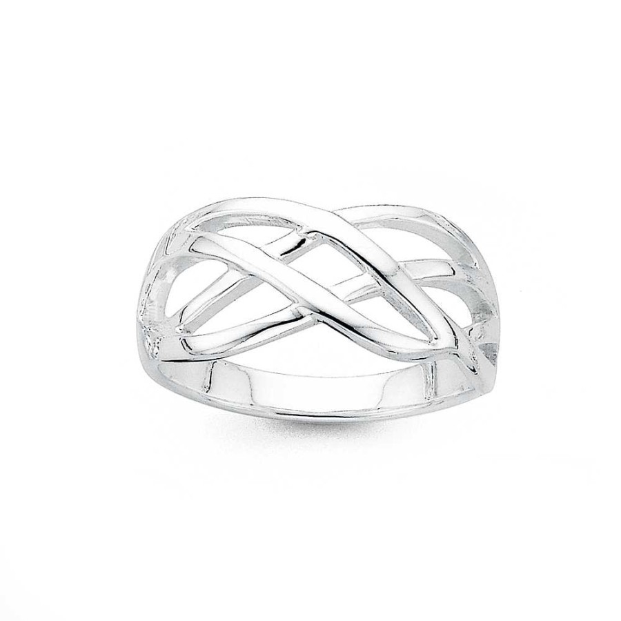 Rings Pascoes | Sterling Silver Plaited Ring