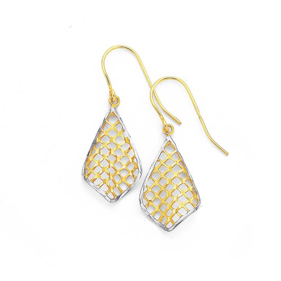 Earrings Pascoes | 9Ct Two Tone Earrings