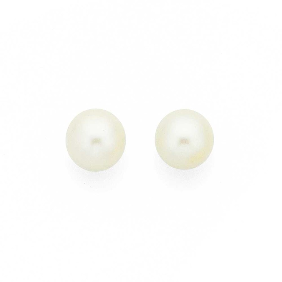 Earrings Pascoes | 9Ct 5-5.5Mm Freshwater Pearl Basic Studs