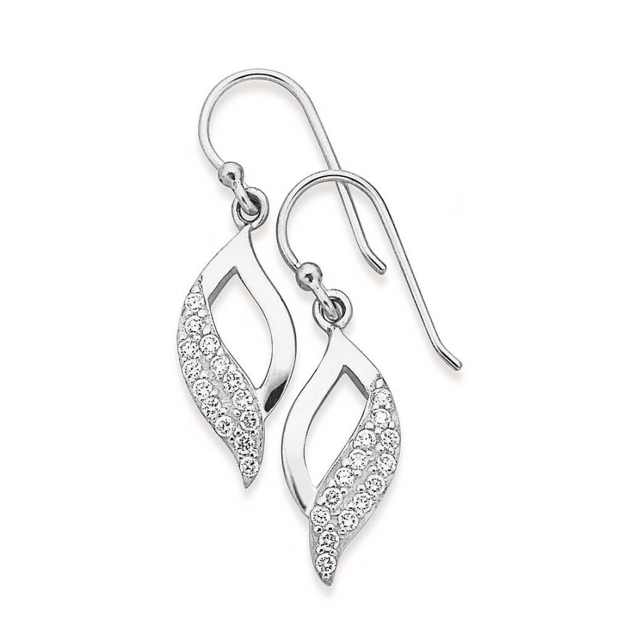 Earrings Pascoes | Sterling Silver Cubic Zirconia Earrings