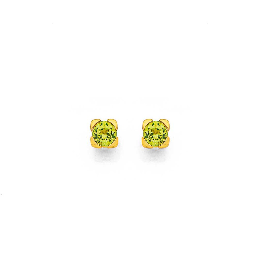 Earrings Pascoes | 9Ct Peridot Studs