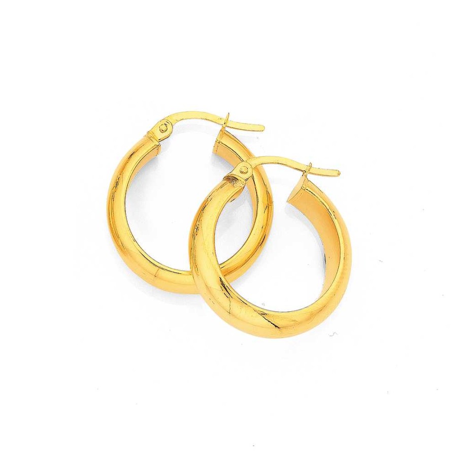 Earrings Pascoes | 9Ct 20Mm Hoop Earrings