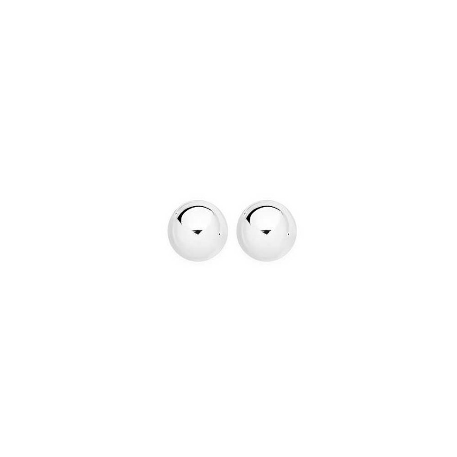 Earrings Pascoes | Sterling Silver 7Mm Ball Studs