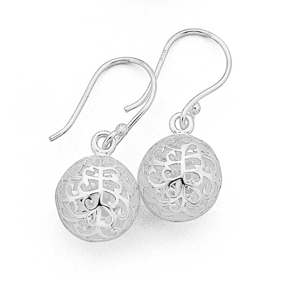 Earrings Pascoes | Filigree Earrings In Sterling Silver