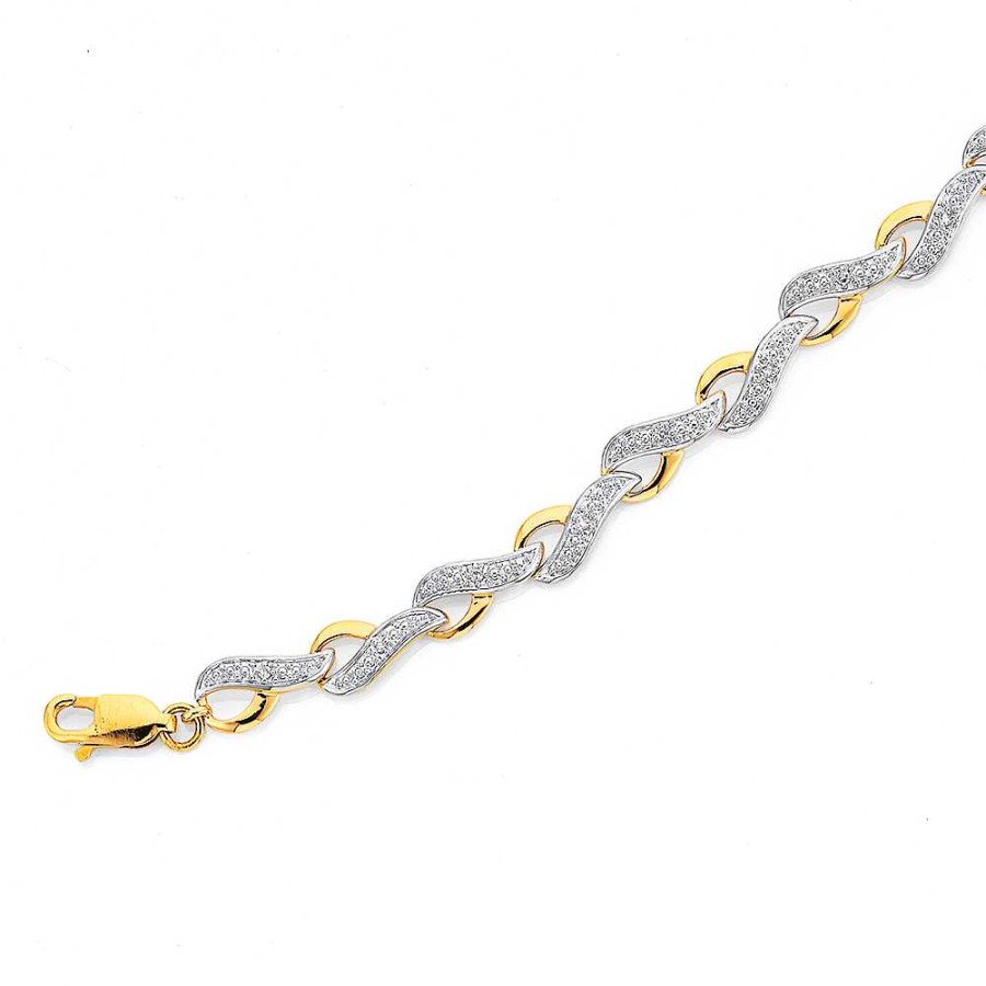 Diamonds Pascoes | 9Ct Diamond Bracelet