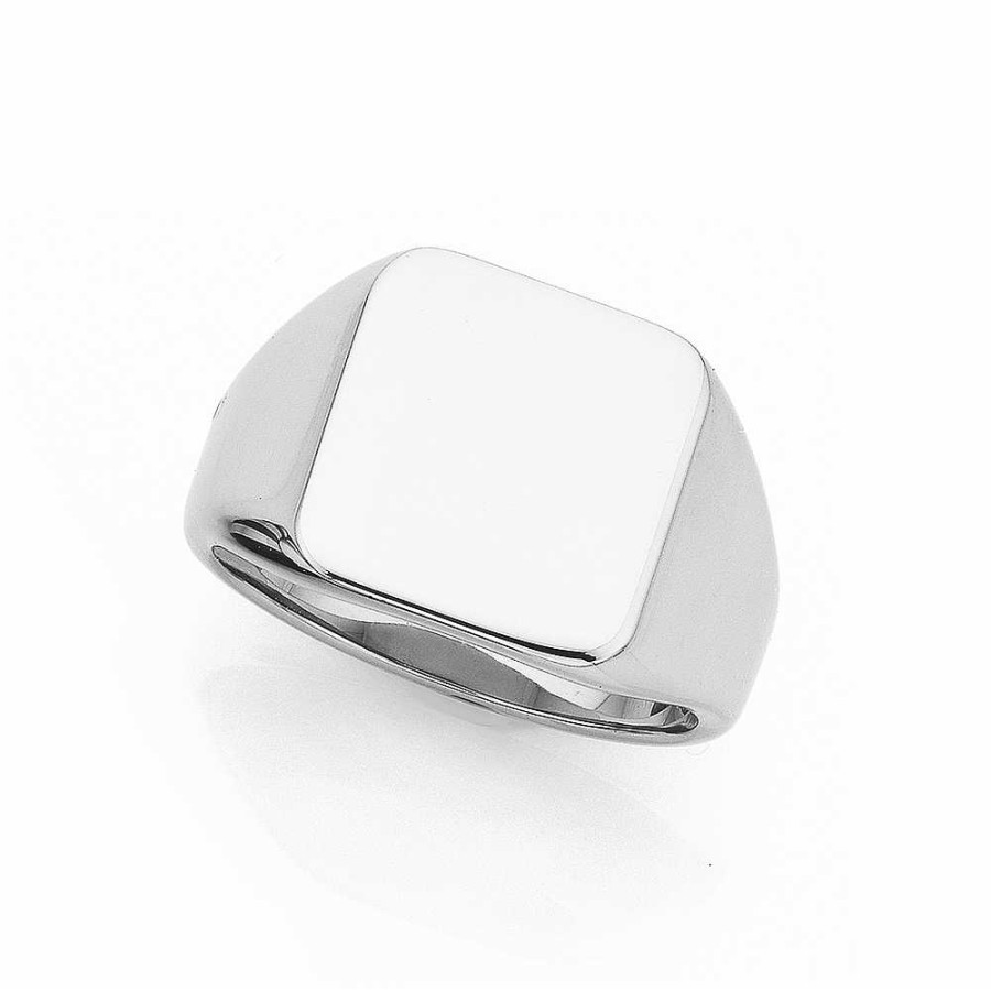 Rings Pascoes | Chisel Stainless Steel Signet Ring