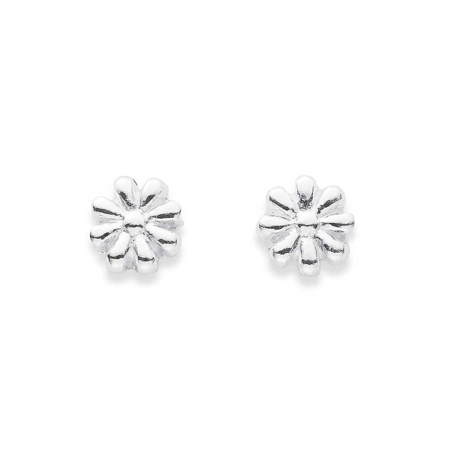 Earrings Pascoes | Sterling Silver Flower Studs