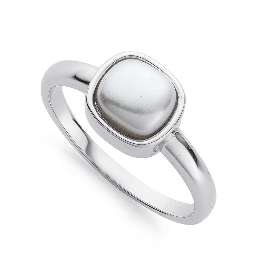 Rings Pascoes | Sterling Silver Pearl Ring