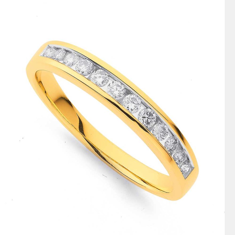 Rings Pascoes | 9Ct Diamond Eternity Ring Tdw=.26Ct