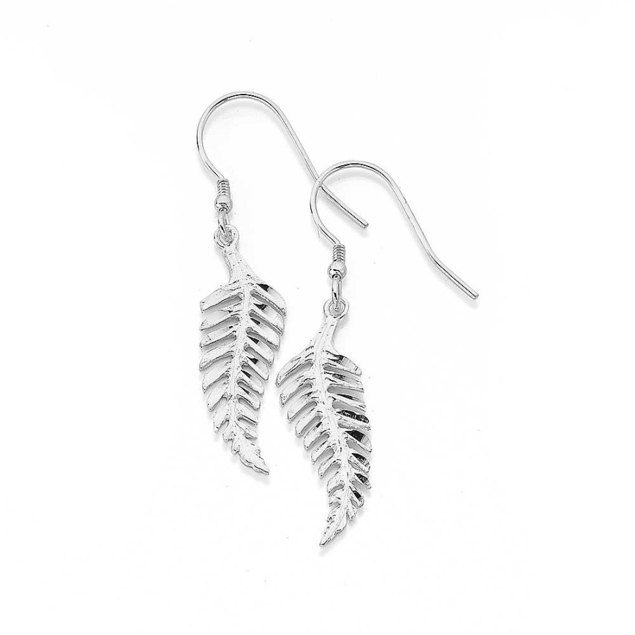 Earrings Pascoes | Sterling Silver Fern Earrings