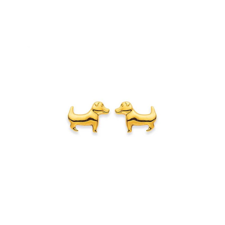 Earrings Pascoes | 9Ct Dog Studs