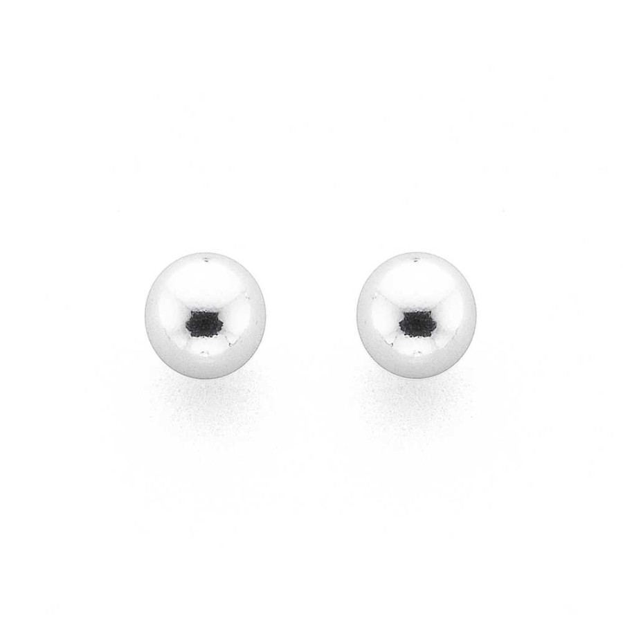 Earrings Pascoes | Sterling Silver 4Mm Ball Studs