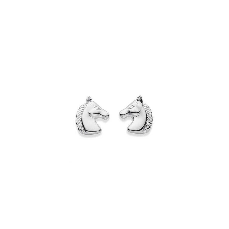 Earrings Pascoes | Sterling Silver Horse Studs