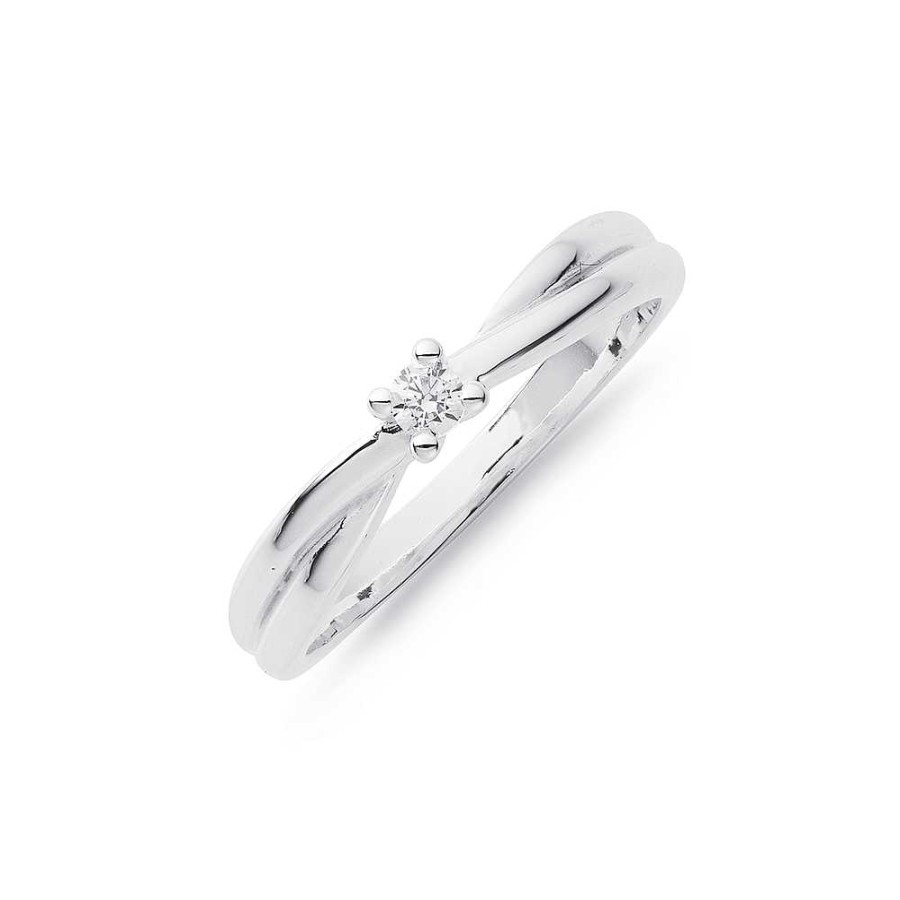 Rings Pascoes | Sterling Silver Cubic Zirconia Ring