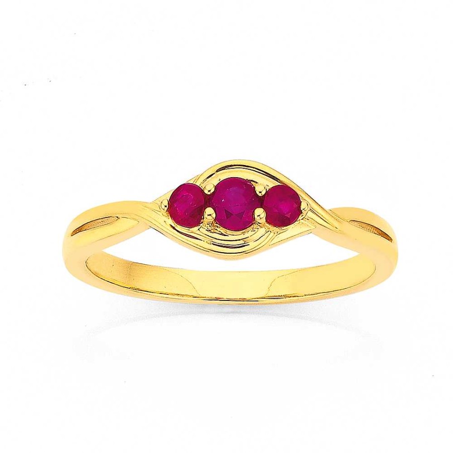 Rings Pascoes | 9Ct Ruby Ring