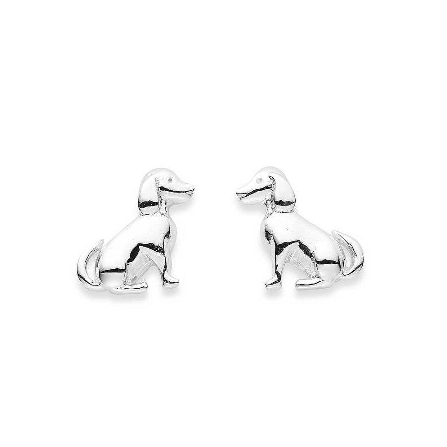 Earrings Pascoes | Sterling Silver Dog Studs